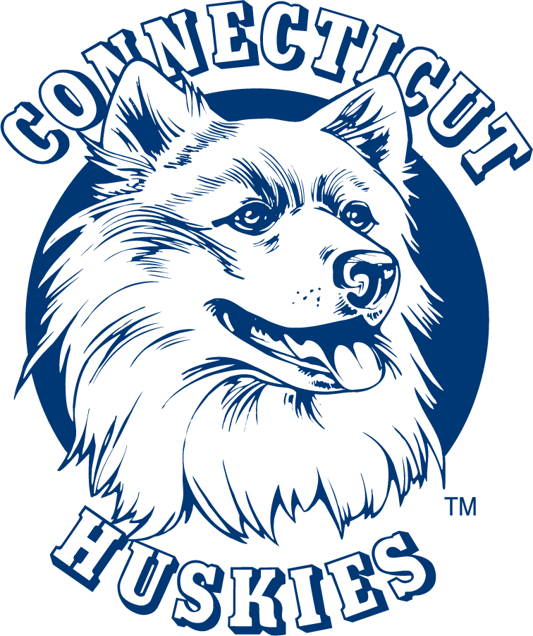 UConn Huskies 1981-2002 Primary Logo diy DTF decal sticker